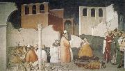 Maso di Banco St Sylvester Sealing the Dragon's Mouth oil painting artist
